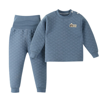 

Kids Boys Girls Thermal Underwear Set Girls Pajamas Cute Cartoon Printed T-shirt Tops Pants For Toddler Kid