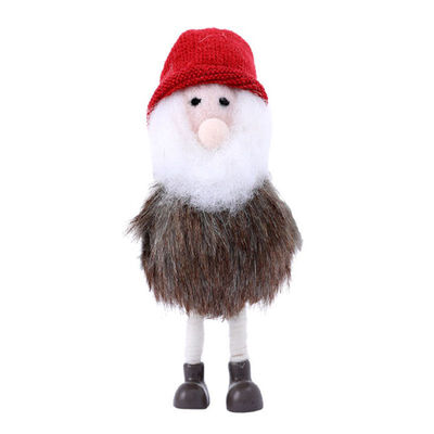 

Plush Snowman Doll Stuffed Snowman Figurine Christmas Table Decorations Gifts Toy For Kids