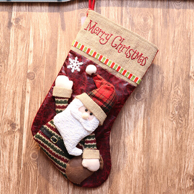

Tailored Christmas Santa Socks Cute Ornaments Festival Party Xmas Tree Hanging Decoration