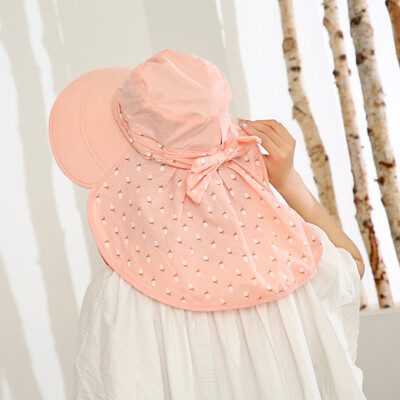 

New Summer Womens Sunshade Cap with Large Rim Sunscreen Tea Shade Cap Outdoor Folding Cap Outdoor Cap Outdoor Cap