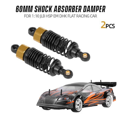 

2pcs Shock Absorber Damper 60mm RC Car Parts for 110 JLB HSP EM DHK HPI Flat Car RC Racing Car