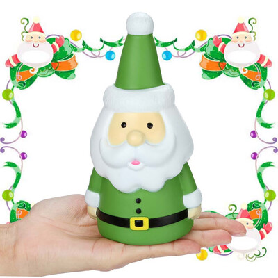 

〖Follure〗Green Santa Claus Scented Squishies Slow Rising Squeeze Toys Stress Reliever Toy