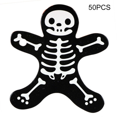 

50Pcs Halloween Theme Series Tag Halloween Decoration Tag Holiday Party Supplies Decoration Crafts