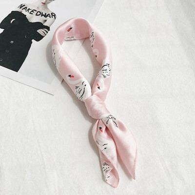 

New Silk Scarf Head Scarf MsProfessional Variety Decorative Print Scarf For Daily Decoration Business Party