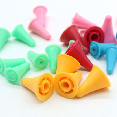 

20pcsset Rubber Cone Shape Knit Knitting Needles Cap Tips Point Protectors Craft Sewing Needlework Accessories Random Color