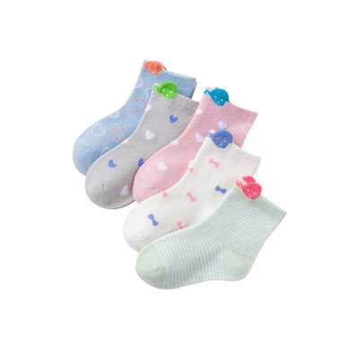

Baby Girl Socks Autumn Winter Cartoon Pattern Socks Set Cotton Children Toddler Girls School Socks