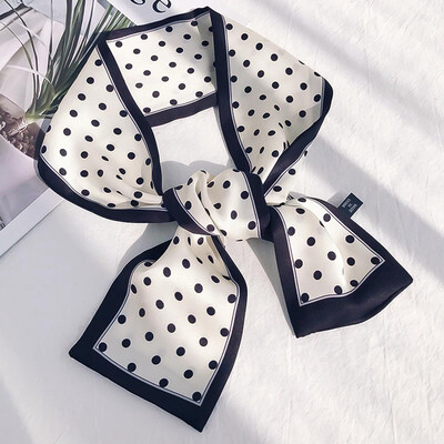 

New Silk Scarf Head Scarf MsProfessional Variety Decorative Print Scarf For Daily Decoration Business Party 1009Cm