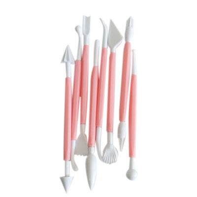 

8pcs DIY Baking Sculpting Modeling Tools Set Fondant Cake Decorating Kits Supplies Double Ended