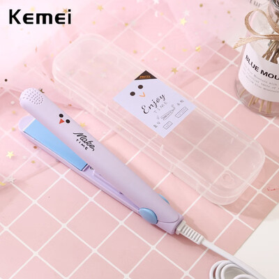 

Mini Steam flat Hair iron hair straightener Curler Straightening steampod Cute Professional Curling Hair irons