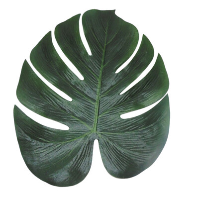 

Simulation Turtle Back Leaf Silk Cloth Tape False Leaf Artificial Plant Home Decoration Craft Festive Party Supplies 12PCS