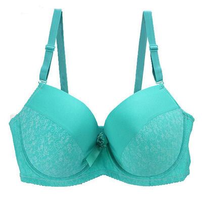

Large Size Full Cup Underwire Bra Underwear Sweat-absorbent Breathable Adjustable Side Closure Bra