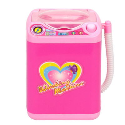 

Simulation Children Play Pretend Toy Electric Cute Cosmetic Powder Puff Washing Machine Cleaner Washer Tool