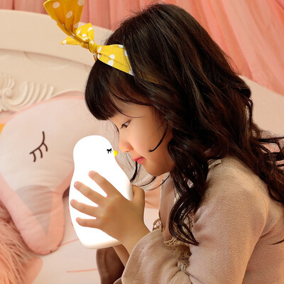 

NeillieN Sleeping Alarm Clock Sound-controlled Wake-up Night Lamp Childrens Student Bedside with Sleeping Dimmer LED Table Lamp