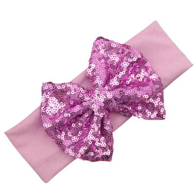 

Girls Hairgrips Cute Sequin Bowknot Design Headband Children Dance Party Princess Hair Accessories 0-3 Years