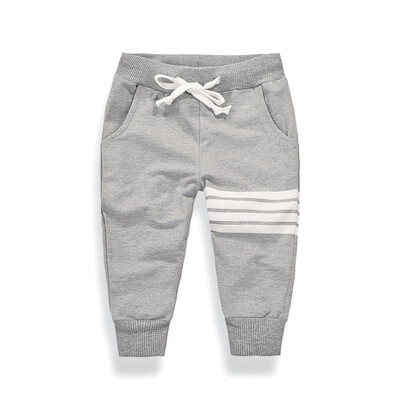 

new Korean boy fashion leisure cotton Pants children active sports outdoor trousers drawstring casual pants 1-10Y