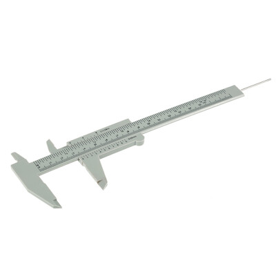 

1pc Plastic Caliper Eyebrow Measuring Ruler Double Scale Sliding Gauge Ruler for Eyebrow Permanent Makeup