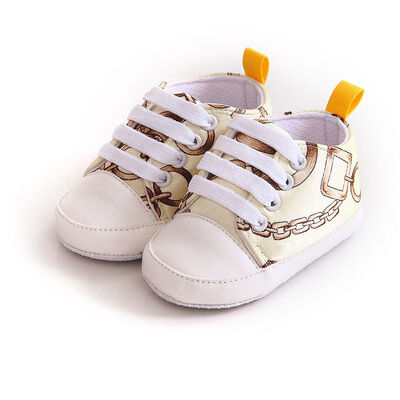 

Soft Infant Fresh Chain Printing baby soft soled shoes Baby Boy Girl Kid Soft Sole Shoes Sneaker Newborn Casual Bottom Toddler