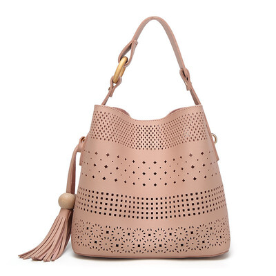 

Hollow Handbag for Women PU Leather Shoulder Bag Top handle Bag Work Bag with a Crossbody Bag for Ladies