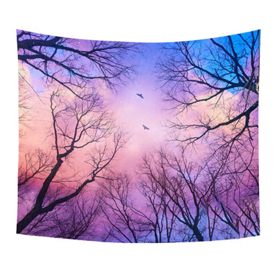 

Nordic Deep Forest Wall Decor Hanging Tapestry Mandala Cloth Yoga Mats Personalized Gift Beach Throw Carpets Home Decoration
