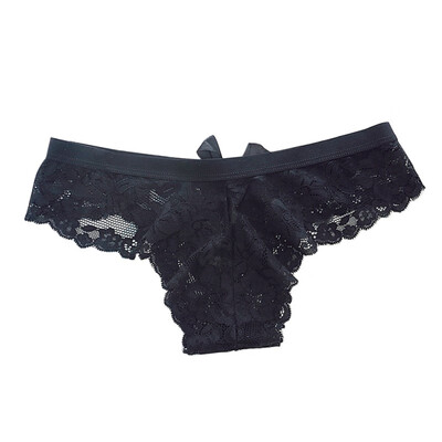 

Bow Underwear Women G string Sexy String Lingerie Lace Thong Seamless Briefs Transparent Panties Knickers