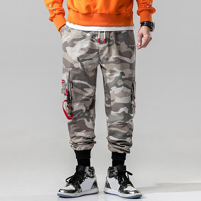 

Gobestart Mens Casual Fashion Loose Camouflage Pockets Outdoors Sports Overalls Pants