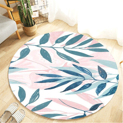 

〖Follure〗Botany Elements Blanket Round Bathroom carpet 60cm