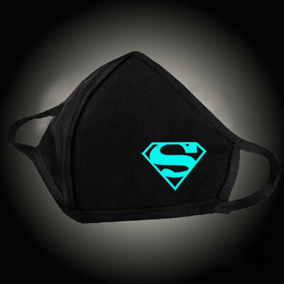 

Luminous Cotton Mouth Mask Anti Haze Dust PM25 Protective Face Mouth Mask Washable Fashionable Mask Black