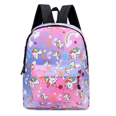 

Cute Cartoon Unicorn Girl Bag Outdoor Travel Backpack Kids Backpack