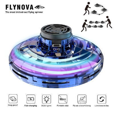 

Flynova Gyro Flying Spinner Toy Blue