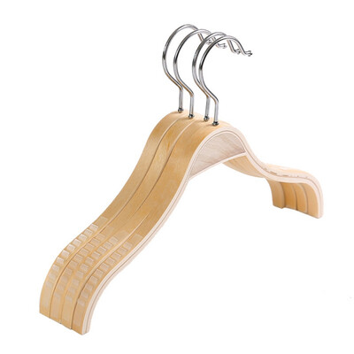 

Plywood hangers high-grade non-slip hangers clothing store wooden hangers wholesale can be set LOGO