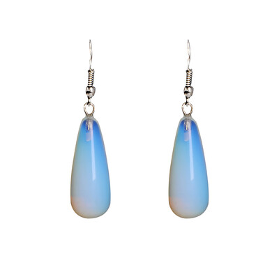 

Natural Stone Earrings for Women Vintage Crystal Bead Opal Jewelry