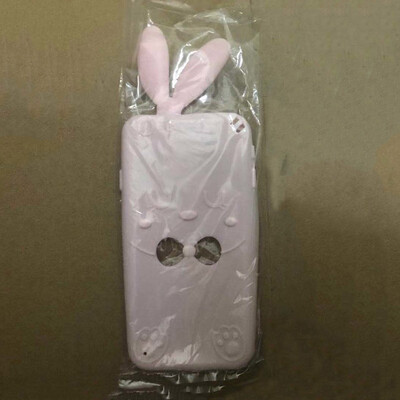 

Infant Baby Comfort teether toy Mobile Phone accessories teeth bite rabbit ear phone cover toys