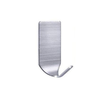 

8Pcs Adhesive Hooks Wall Hooks Hanger 304 Stainless Steel Self Adhesive Waterproof Rack Maxi Bearing 5Kg