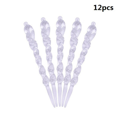 

Simulation Icicle Xmas Tree Hanging Ornament Winter Frozen Party Hanging Decoration