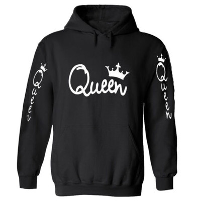 

Fashion Hooded Sweatshirts Casual Pants Raglan Print Lovers Couples Valentines Gift