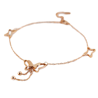 

1pc Gold Star Bell Pendant Anklet Chain Girls Summer Barefoot Jewelry Gift Best