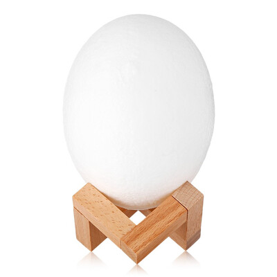 

3D Printing Dinosaur Egg Light Patting Night Lamp 3 Colors for Bedroom 13cm