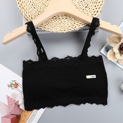 

Lace Floral Side Tank Top For Women Thread Solid Color Stretchable Anti-light Beauty Back Tank Top Vest Intimate