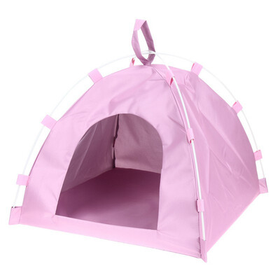 

Waterproof Oxford Cloth Pet Tent Dog Cat Detachable Fiber Rod Folding Sleeping Beds Mat Puppy Kitten Outdoor Travel Supplies