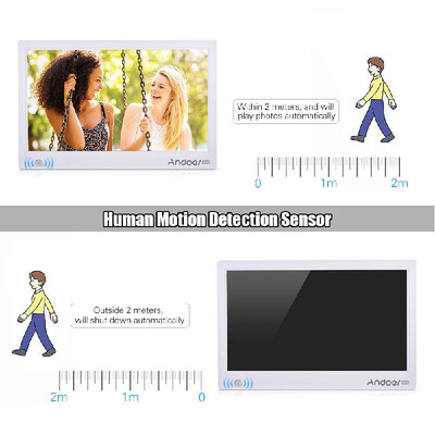 

Andoer 116 Inch HD IPS Widescreen Digital Picture Frame Digital Photo Album 19201080 High Resolution with Full Featured Wireless