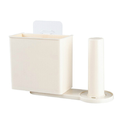 

Toponeto Suction Wall Kitchen Storage Organizer Film Tableware Storage Rack Paper Kitche