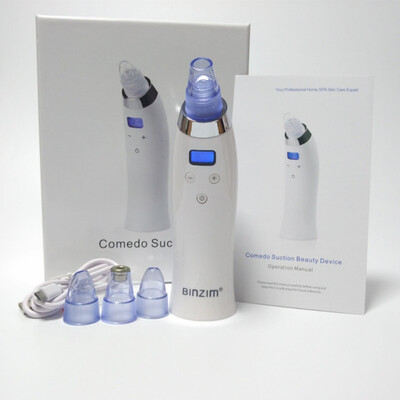 

Facial Pore Cleaner Blackhead Removal Vacuum Suction Face Pores Nose Blackhead Cleaner Deadskin Peeling Removal