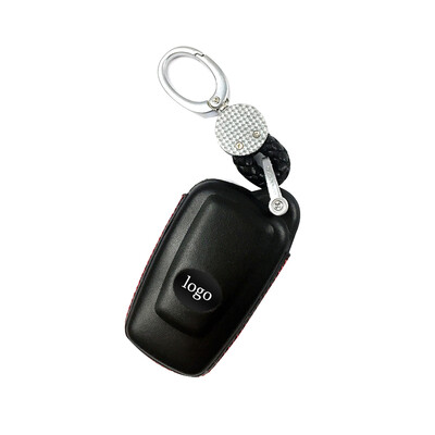 

For 18 Toyota Camry 4D Leather Key Bag OB Buckle Keyless Smart Remote Control Key Case Cover
