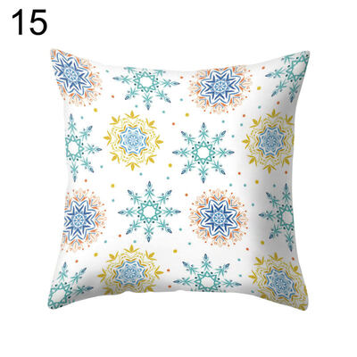 

Cartoon Buddha Lotus Pillow Case Waist Throw Cushion Cover Car Office Home Decor