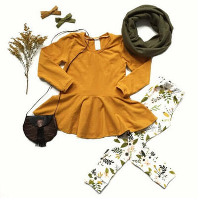 

2-7Y NEW Toddler Kids Girls Outfits Clothes T-shirt Tops DressPants Casual Set