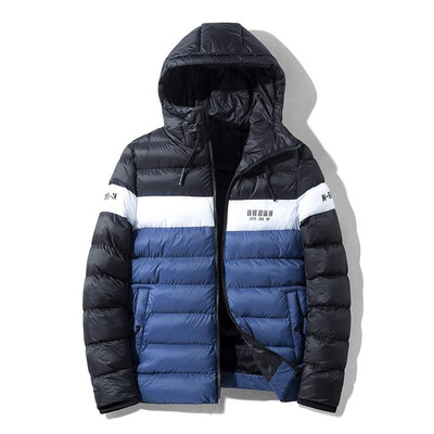 

Gobestart Mens Autumn Winter Hoodie Camouflage Warm Jacket Packable Light Top Quality Coat