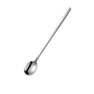 

Toponeto Colorful Spoon Long Handle Spoons Flatware Coffee Drinking Tools Kitchen Gadget