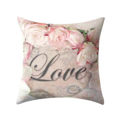 

〖Follure〗Plant Printed Polyester Pillow Case Cover Sofa Cushion Cover Home Decor