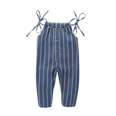 

Summer Spring Baby Girl Sleeveless Stripe Pattern Newborn Cotton Rompers Jumpsuit Costumes