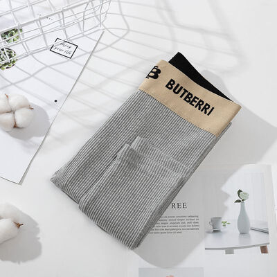

Fashion Trend Letter Pattern Women Pencil Pants Simple Comfortable Cotton Ankle-length Leggings